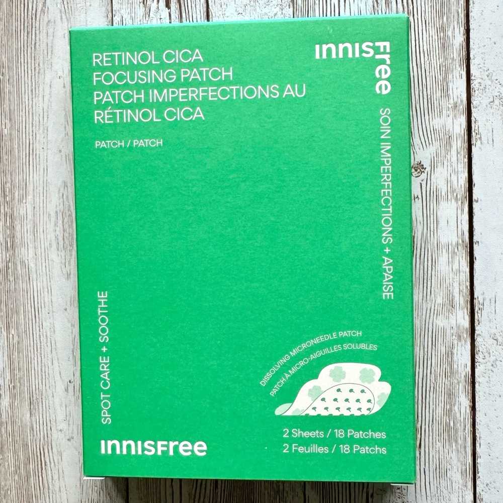 😱 innisfree Retinol Cica Focusing Patch 18 Spot Care Soothe Acne Pimples NEW